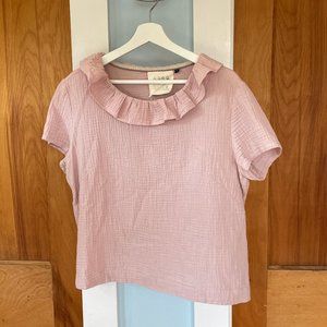 A Woodland Gathering Pink Gauze Top (L)